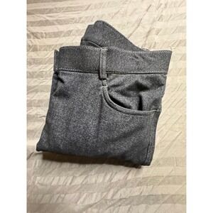 Ovation Ladies Euro Melange Full Seat Breeches Black Charcoal Size 28 Regular